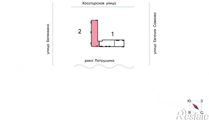 1-комн квартира в новом доме ул Евгения Савкова, 17а,  д. 17а