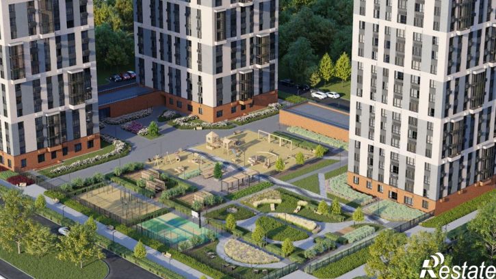 1-комн квартира в новом доме улица Щербакова
