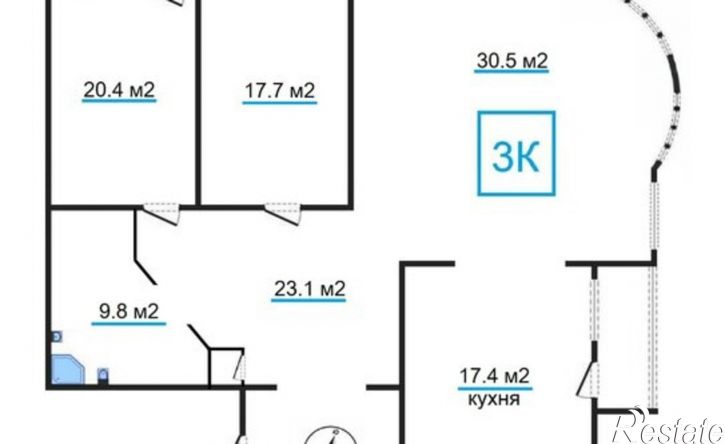 3-комн квартира ул Фролова, 29,  д. 29
