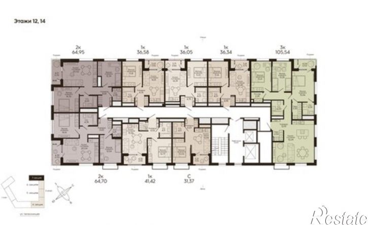 1-комн квартира в новом доме ул Челюскинцев, 13,  д. 13