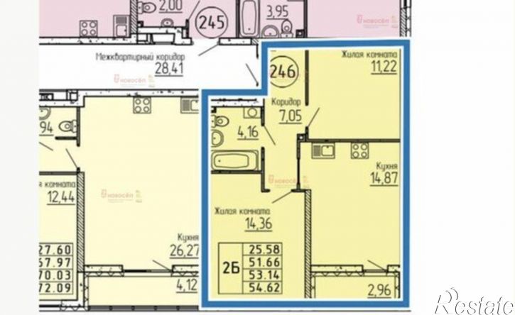 2-комн квартира ул 8 Марта, 204,  д. 204