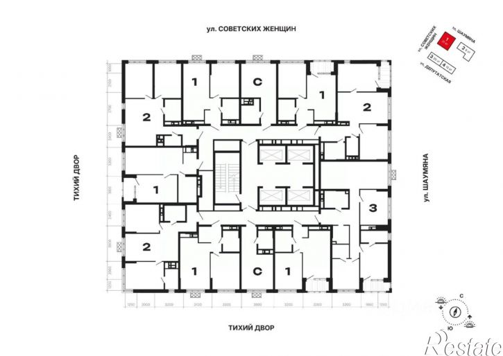 1-комн квартира в новом доме ул Шаумяна, 15,  д. 15