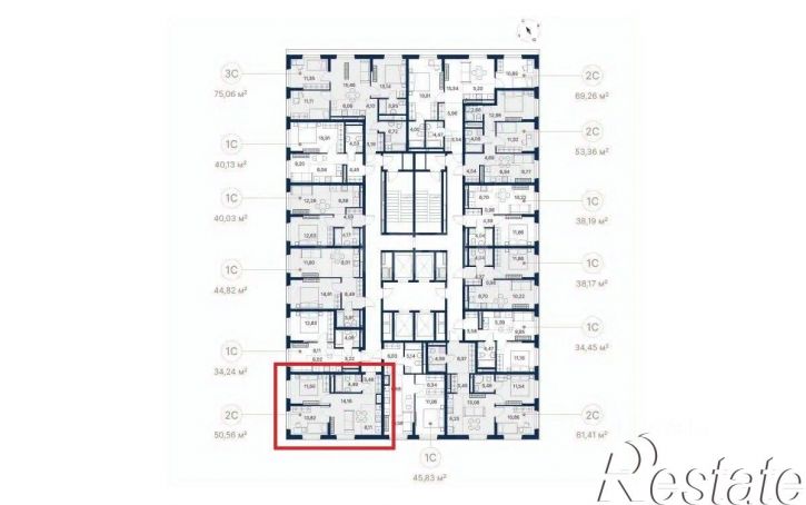 2-комн квартира в новом доме улица Титова, 17А,  д. 17А