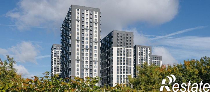 1-комн квартира в новом доме Хуторская улица, 1/6,  д. 1/6