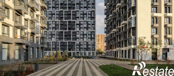 1-комн квартира в новом доме Хуторская улица, 1/6,  д. 1/6