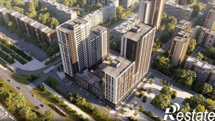 3-комн квартира в новом доме улица Татищева, 107,  д. 107