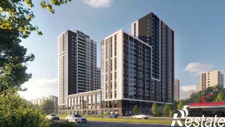 3-комн квартира в новом доме улица Татищева, 107,  д. 107