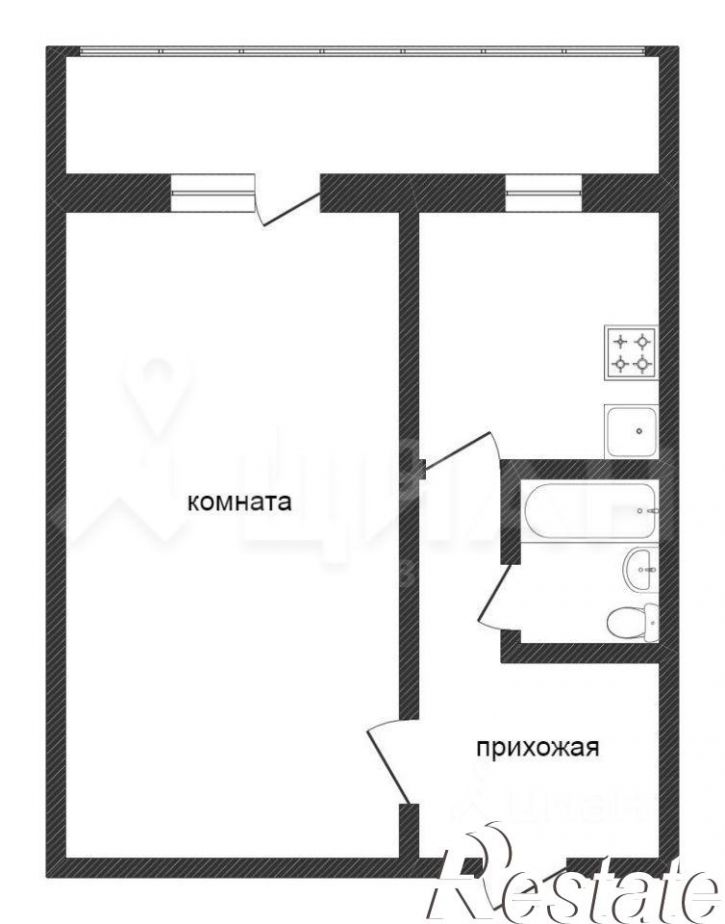 1-комн квартира Агрономическая улица, 30,  д. 30