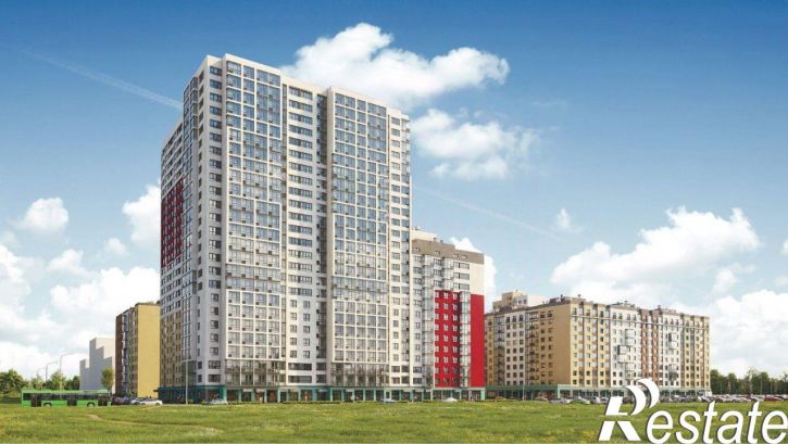 1-комн квартира в новом доме улица Рябинина, 34,  д. 34