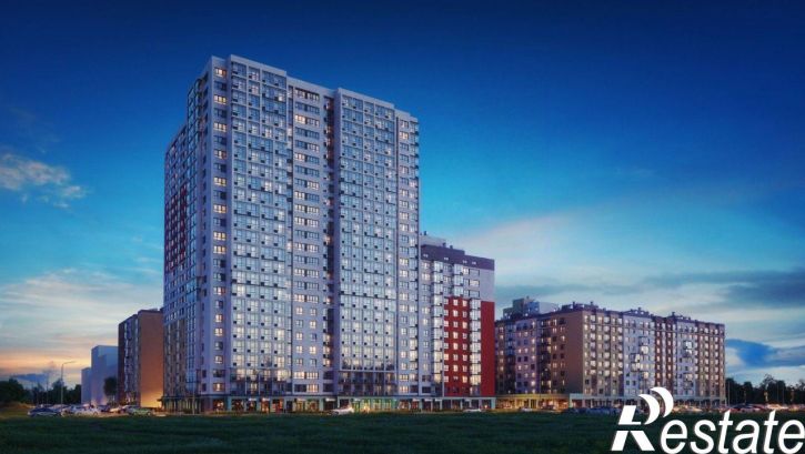 1-комн квартира в новом доме улица Рябинина, 34,  д. 34