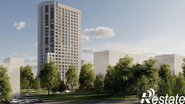 2-комн квартира в новом доме улица Академика Бардина, 21А,  д. 21А