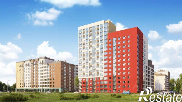 1-комн квартира в новом доме улица Рябинина, 34,  д. 34