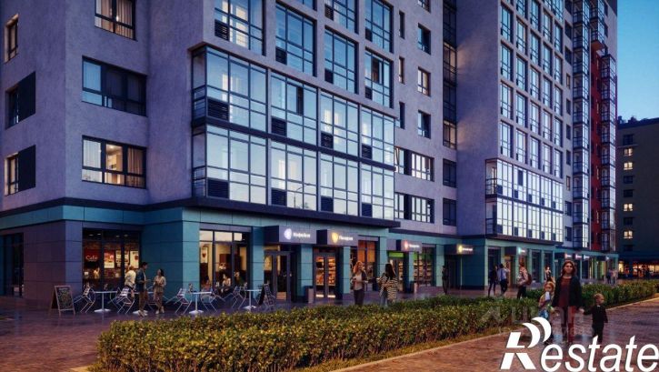 1-комн квартира в новом доме улица Рябинина, 34,  д. 34