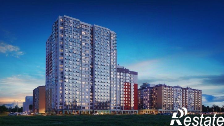 1-комн квартира в новом доме улица Рябинина, 34,  д. 34