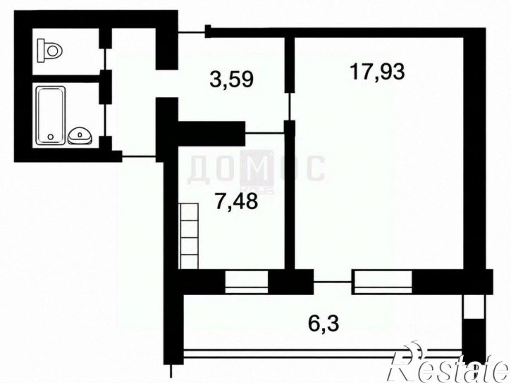 1-комн квартира улица Машинистов, 2,  д. 2