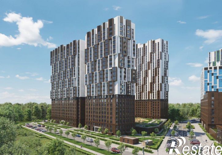 1-комн квартира в новом доме улица Владимира Высоцкого, 1В,  д. 1В