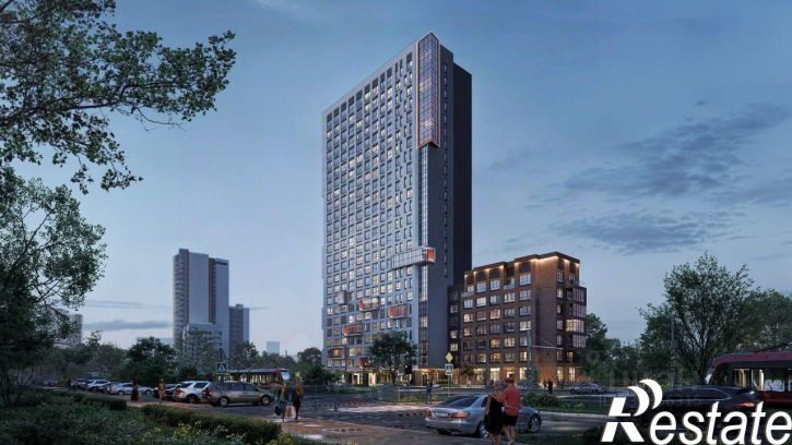 2-комн квартира в новом доме улица Викулова, 83,  д. 83