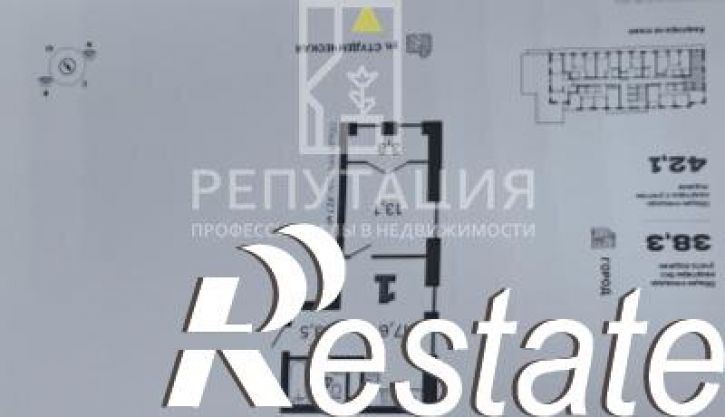 1-комн квартира Студенческая улица, 1,  д. 1