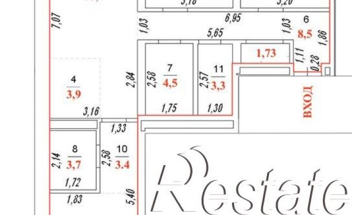 3-комн квартира улица Академика Ландау, 7Г,  д. 7Г