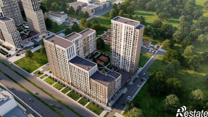 1-комн квартира в новом доме улица Краснолесья, 3.3