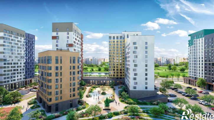 1-комн квартира в новом доме улица Академика Парина, дом 13.2