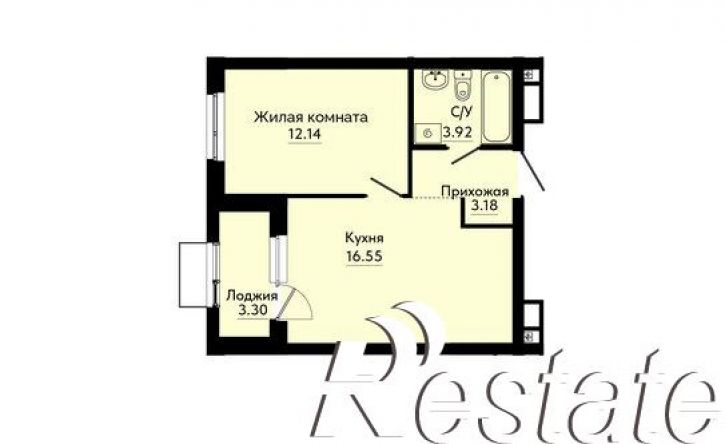 1-комн квартира в новом доме Зоологическая улица, 7А,  д. 7А