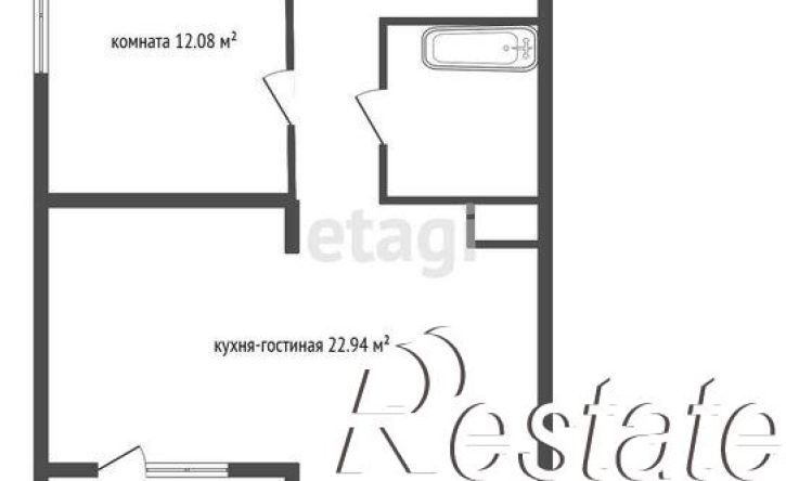 1-комн квартира Абрикосовая улица, 58,  д. 58