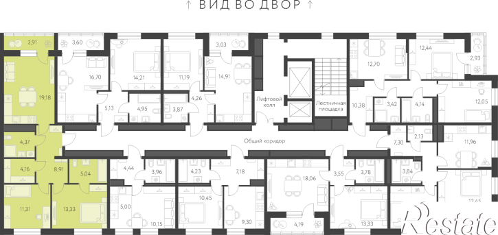 2-комн квартира в новом доме улица В. Де Геннина, 4.4
