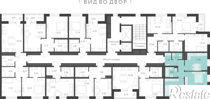 2-комн квартира в новом доме улица В. Де Геннина, 4.4